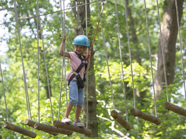 camping à Royan en Charente Maritime - accrobranche